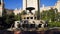 Fountain in the square in front of the main building of Moscow state University.