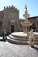Fountain in Taormina main square