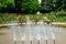 Fountain at Te Awamutu Rose Gardens, Te Awamutu, New Zealand, NZ, NZL