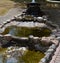 Fountain in the Town Bergen, Lower Saxony