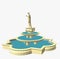 Fountain vector,Architectural decoration,statue,architectural decoration, architectural style