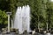 Fountain `Victory` stands in the center of Victory Park in Minsk. It consists of 53 granite elements. Symbol of courage and fideli