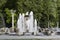 Fountain `Victory` stands in the center of Victory Park in Minsk. It consists of 53 granite elements. Symbol of courage and fideli