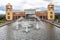 Fountain and viewpoint at Tangua Park in Curitiba,