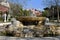 Fountain in Villa Comunale Garden, Naples, Campania, Italy.