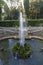 Fountain at Villa D `este in Tivoli on a Sunny summer day