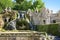 Fountain on villa de Este in Tivoli.