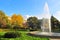 Fountain in Wroclaw park, Poland 2018