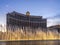 Fountains of Bellagio Resort and Casino at dusk