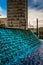 Fountains and building at Woodruff Park in downtown Atlanta, Geo