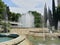 Fountains in the city park, Sochi, Russia