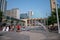 Fountains in front of Edmonton city hall