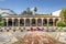 Fountains in garden in Cordoba, Andalusia, Spain