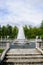 Fountains in Petergof park. Fountains Pyramid