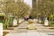 Fountains Row at Elmwood Park, Roanoke, Virginia, USA