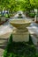 Fountains Row at Elmwood Park, Roanoke, Virginia, USA