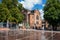 Fountains in Selestat town center, Alsace, France