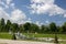 Fountains in the Upper Belvedere Garden in Vienna