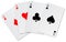 Four aces card