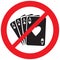 Four aces not allowed sign