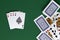 Four of a aces, quads in casino