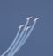 A Four Airplane Aerobatic Team