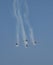 A Four Airplane Aerobatic Team