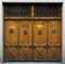 Four ancient doors, painted graffiti