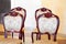 Four antique chairs