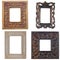 Four antique picture frames