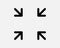 Four Arrows Point In Icon 4 Arrow Pointer Zoom Out Scale In Target Direction Position Navigation Shape Sign Symbol EPS Vector