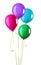 Four balloons