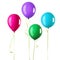 Four balloons