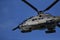Four bladed Eurocopter AS332, now Airbus Helicopters H215 taking off