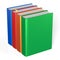 Four books educational textbooks blank bookshelf colorful