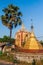 Four Buddha Image and a stupa in Bago, Myanm