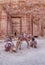 Four Camels At Petra