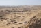 Four cars in the desert in Egypt