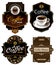 Four coffee design templates