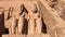 Four colossal statues of Ramesses II at Abu Simbel, Egypt