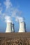 Four cooling towers of nuclear power plant