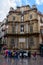 Four corners of Palermo Quattro Canti, officially known as Piazza Vigliena. North, South, West and East facades in Palermo,