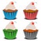 Four Cupcakes