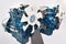 Four cylinder diesel engines for industrial use