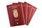 Four danish passports