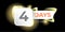Four days to go countdown black horizontal banner design template. 4 days to go sale announcement modern black banner