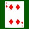 Four diamonds. Card suit icon , playing cards symbols