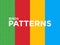 Four different Birds seamless patterns with thin line icons: dove, owl, penguin, sparrow, swallow, kiwi, parrot, eagle, humming