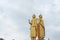 Four directions standing buddha image at Doi Sapphanyu temple,Chiang Mai ,Thailand