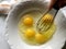 Four egg yolks